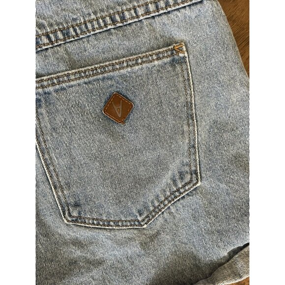 Abrand A High Relaxed Short Blue Denim Size 30 - Picture 7 of 9